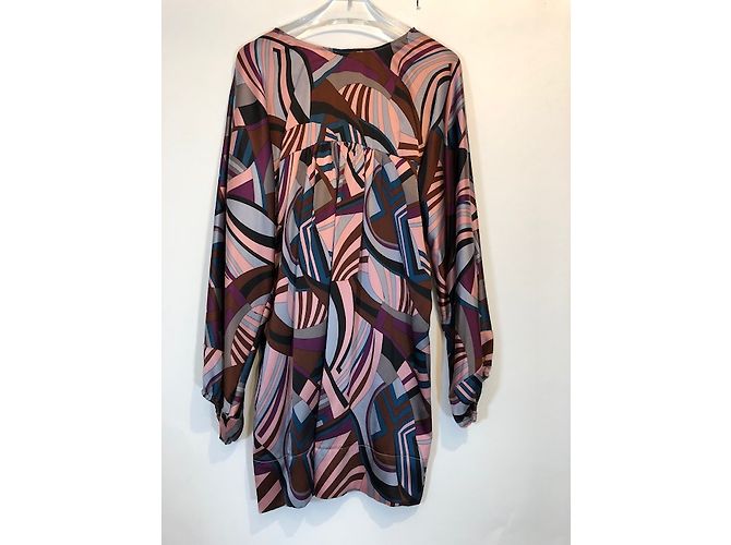 Maje Seidenkleid mehrfarbig Mehrfarben - Ansicht 4
