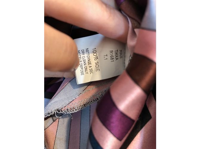 Maje Seidenkleid mehrfarbig Mehrfarben - Ansicht 6