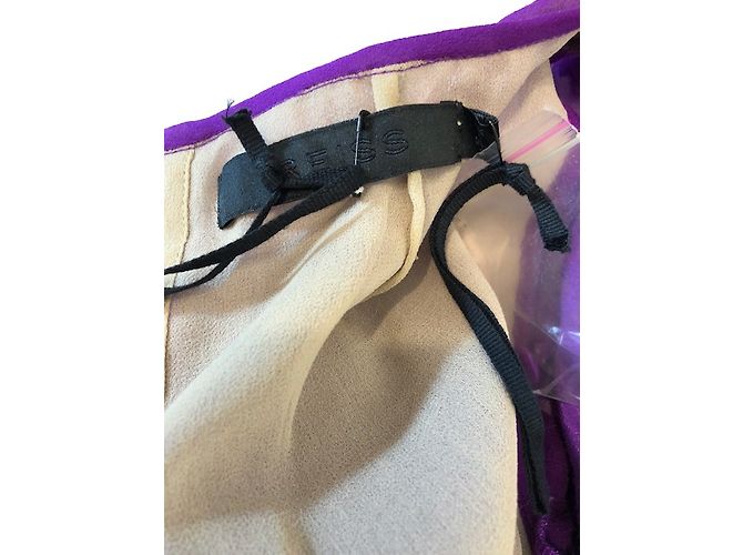 Conjunto de Top y Falda de Seda Reiss Ciruela - vista 11