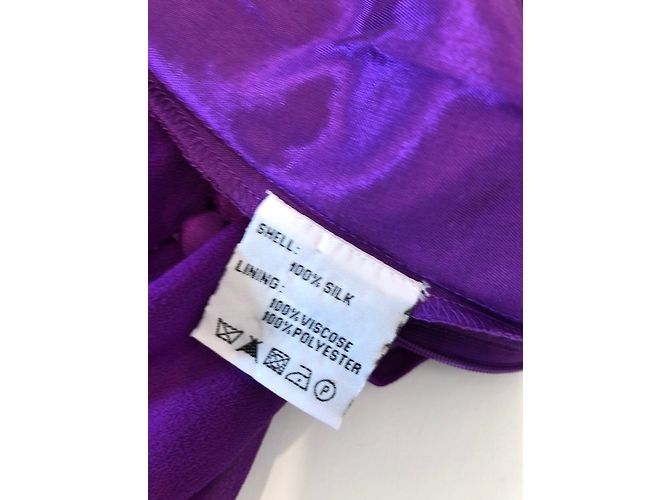 Conjunto de Top y Falda de Seda Reiss Ciruela - vista 12