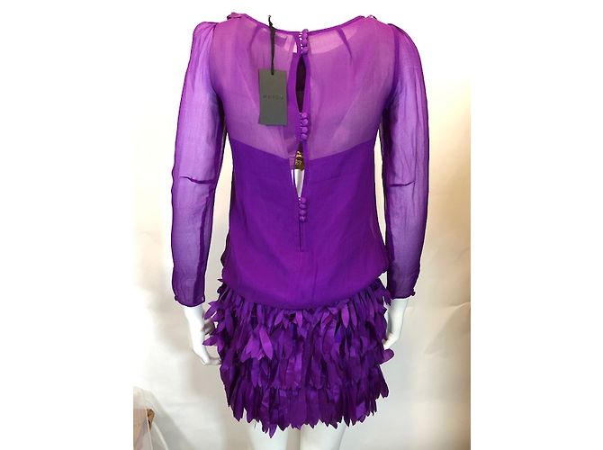 Conjunto de Top y Falda de Seda Reiss Ciruela - vista 7