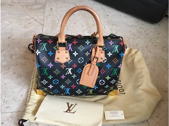 Speedy Louis Vuitton Veloce Takashi Murakami Multicolore - vista 2