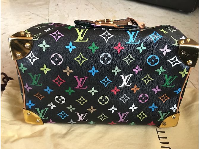 Speedy Louis Vuitton Veloce Takashi Murakami Multicolore - vista 7