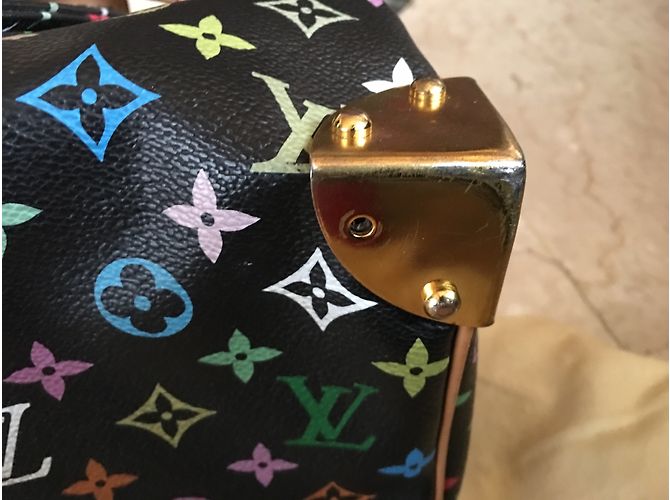 Speedy Louis Vuitton Veloce Takashi Murakami Multicolore - vista 8