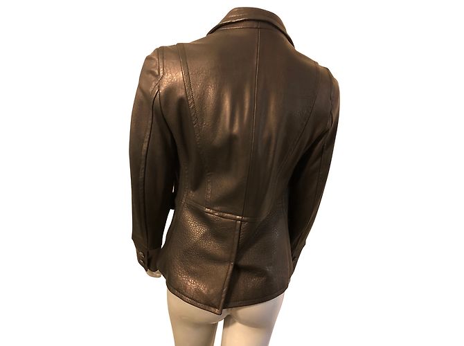 Autre Marque Lola Lederjacke Schwarz - Ansicht 2