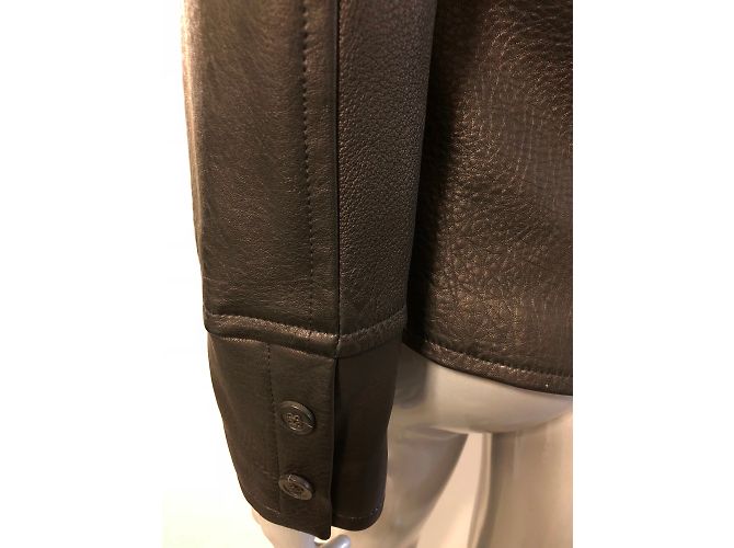 Autre Marque Lola Lederjacke Schwarz - Ansicht 3