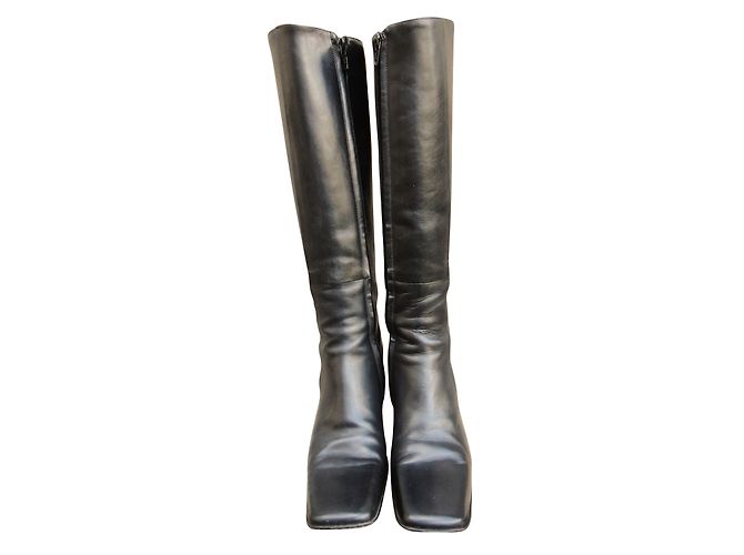 Botas Free Lance Famtom 7 Hi de piel negra Negro - vista 2