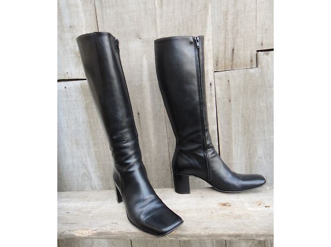 Botas Free Lance Famtom 7 Hi de piel negra Negro - vista 4