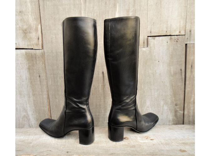 Botas Free Lance Famtom 7 Hi de piel negra Negro - vista 7
