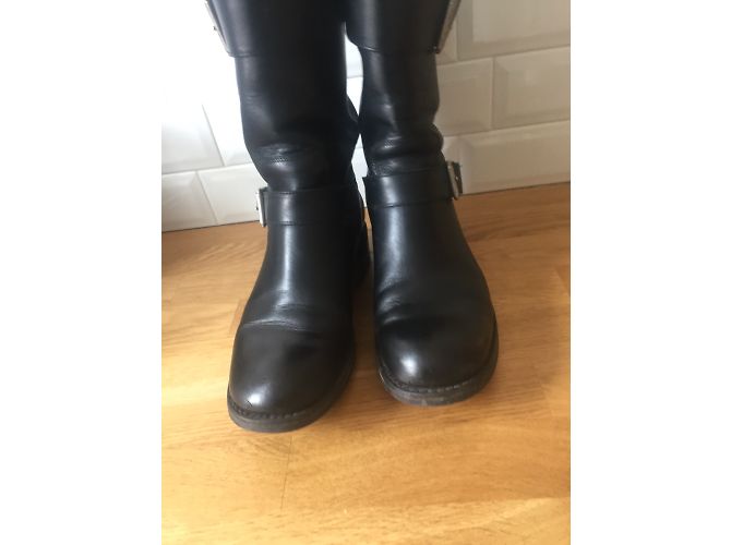Botas Free Lance de piel negra Negro - vista 2