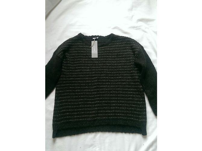 Autre Marque Maglione C.T. Plage in Lana e Alpaca Marrone - vista 2