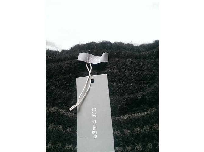 Autre Marque Maglione C.T. Plage in Lana e Alpaca Marrone - vista 5