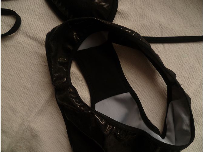 Autre Marque Pull-In Underwear 2-Teiler Badeanzug Schwarz Satin - Ansicht 2