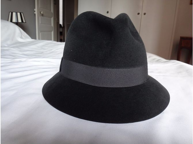 Hermès Sombreros Gris antracita - vista 4