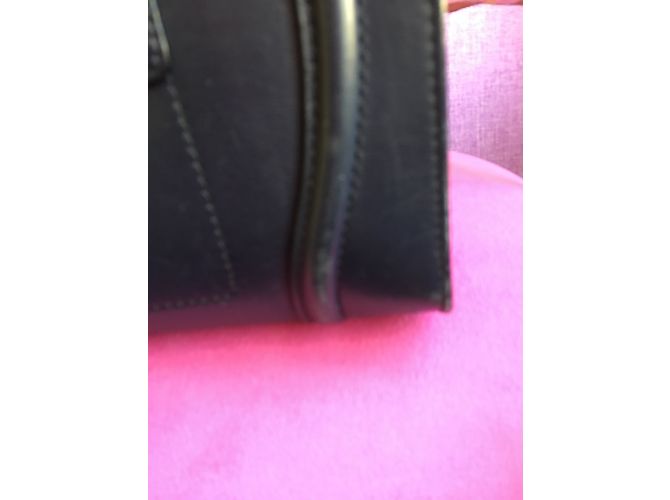 Borsa a mano Céline Luggage blu in pelle - vista 4