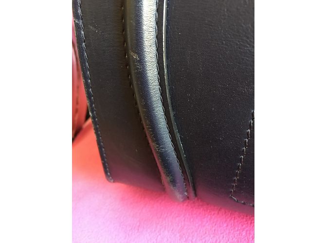 Borsa a mano Céline Luggage blu in pelle - vista 5