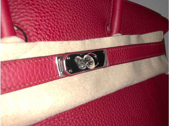 Hermès Birkin 35 Pelle Rossa Rosso - vista 10