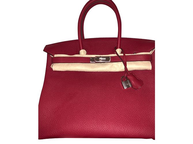 Hermès Birkin 35 Pelle Rossa Rosso - vista 2