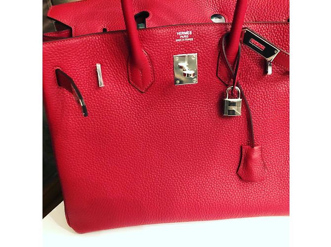 Hermès Birkin 35 Pelle Rossa Rosso - vista 4