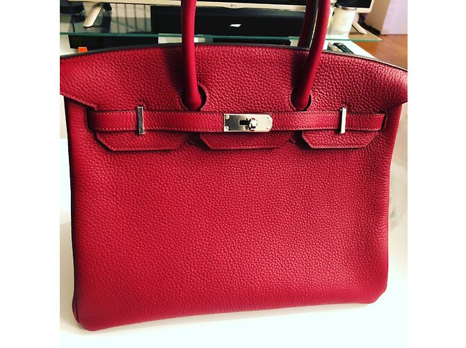 Hermès Birkin 35 Pelle Rossa Rosso - vista 5