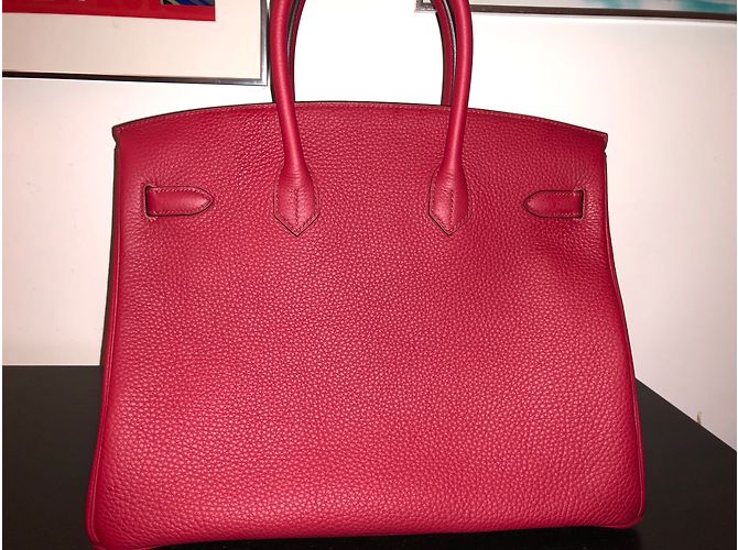 Hermès Birkin 35 Pelle Rossa Rosso - vista 6