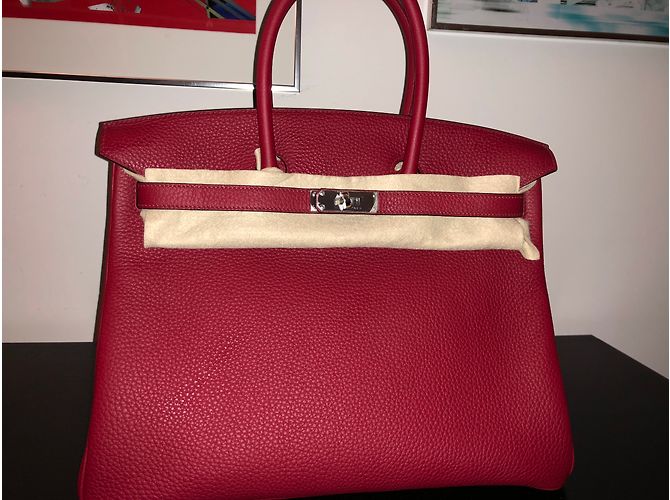 Hermès Birkin 35 Pelle Rossa Rosso - vista 8