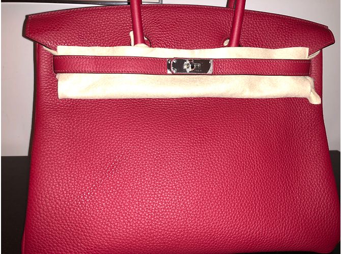 Hermès Birkin 35 Pelle Rossa Rosso - vista 9