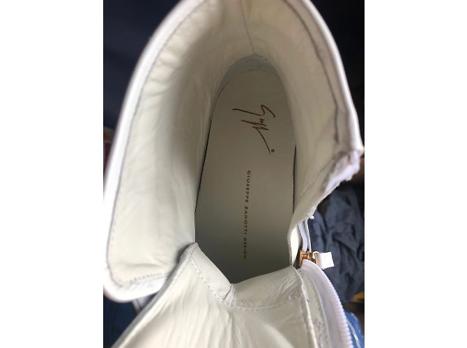 Sneakers Giuseppe Zanotti in pelle bianca 37 Bianco - vista 12