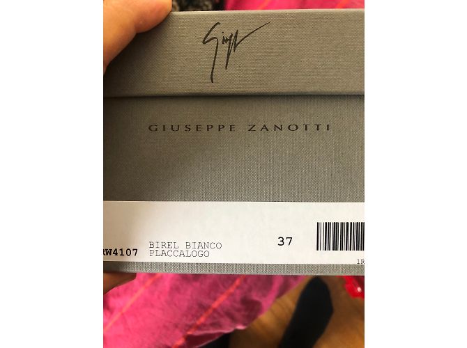 Sneakers Giuseppe Zanotti in pelle bianca 37 Bianco - vista 15