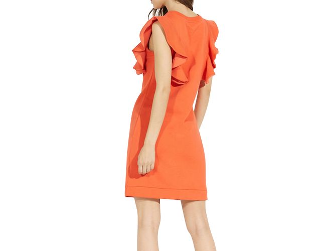 Claudie Pierlot Kleid Orange Viscose - Ansicht 2