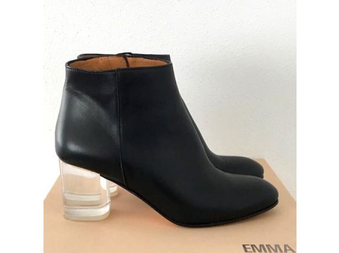 Stivaletti Elna Emma Go in pelle nera Nero - vista 3