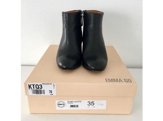 Stivaletti Elna Emma Go in pelle nera Nero - vista 4