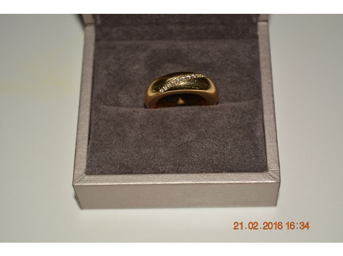 Anello Chaumet, ANELLO in oro giallo e diamanti in perfette condizioni - vista 3