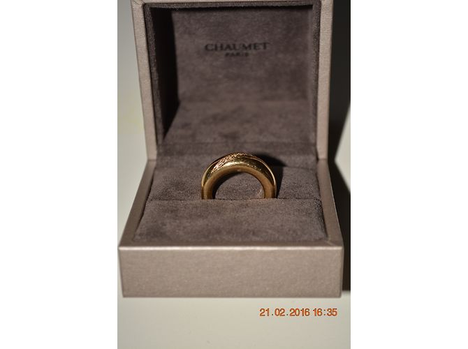 Anello Chaumet, ANELLO in oro giallo e diamanti in perfette condizioni - vista 4