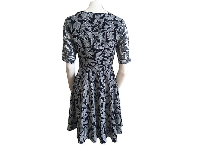 Hobbs Kleid aus Polyester schwarz weiß - Ansicht 2