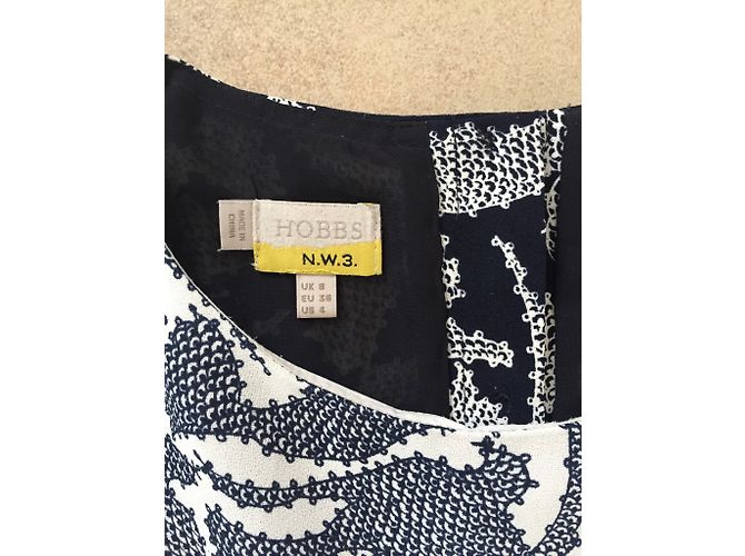 Hobbs Kleid aus Polyester schwarz weiß - Ansicht 4