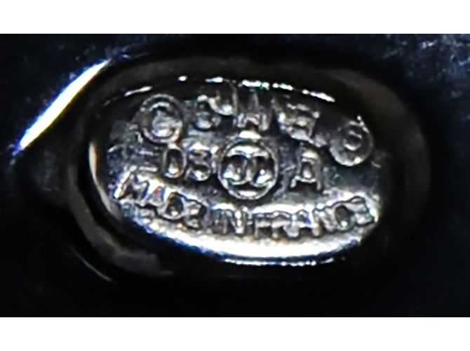 Bracciale Chanel in resina nera Nero - vista 5