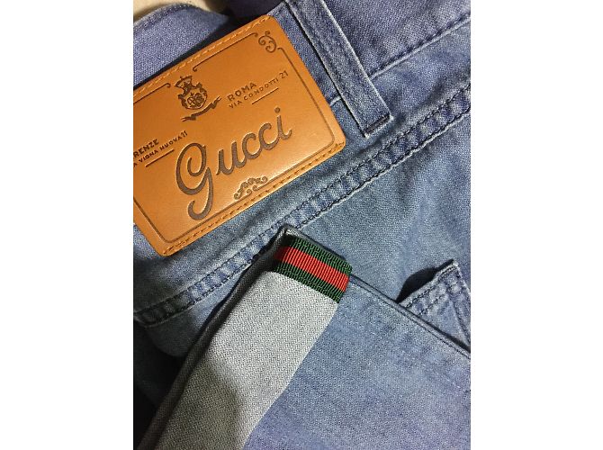 Gucci Jeans denim detalle web - vista 5