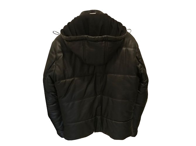 Hugo Boss Blazer Jacke aus Lammfell Schwarz - Ansicht 2