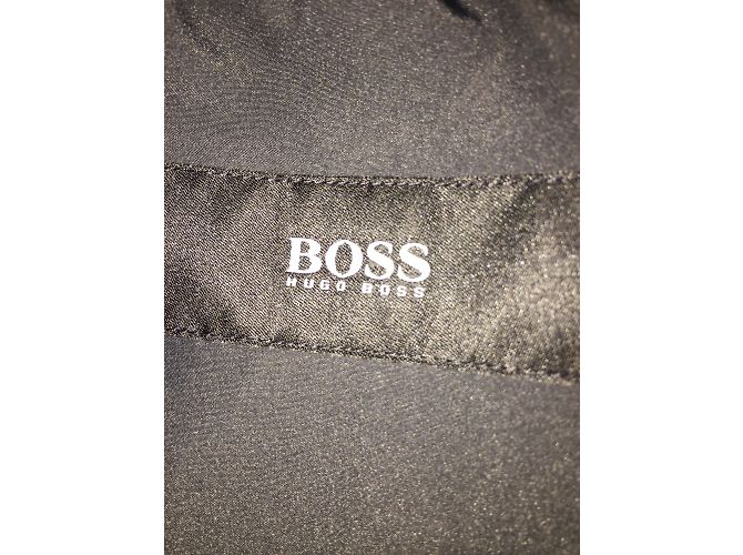 Hugo Boss Blazer Jacke aus Lammfell Schwarz - Ansicht 3