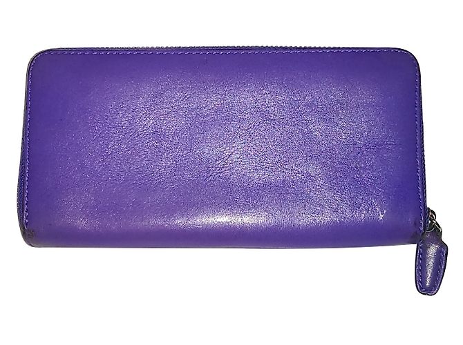 Cartera Coach de piel malva - vista 2