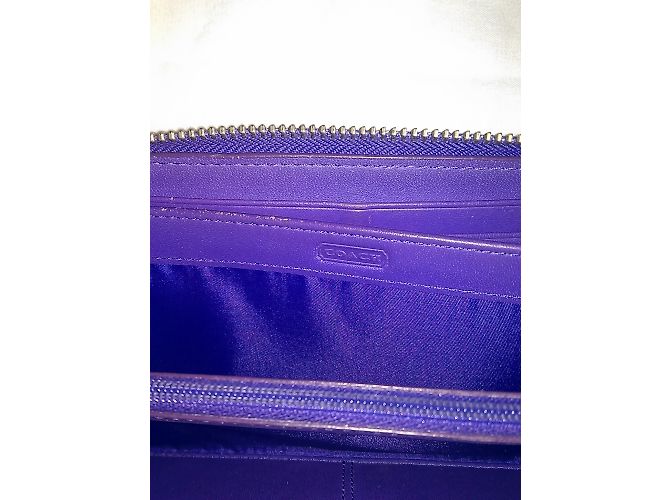 Cartera Coach de piel malva - vista 4