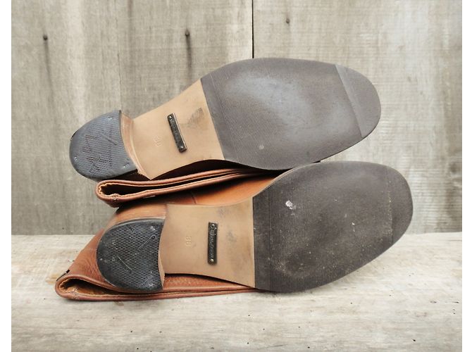 Botas Tommy Hilfiger de cuero marrón claro - vista 7