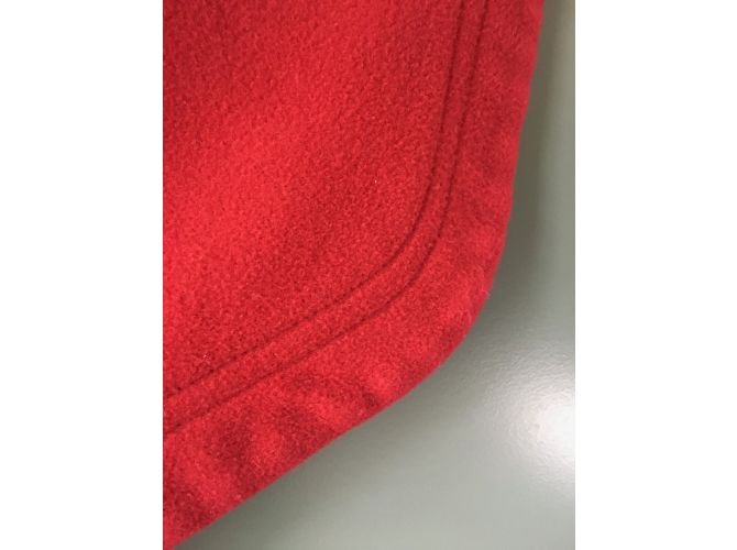 Capa Yves Saint Laurent de lana roja - vista 3