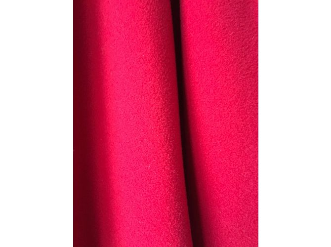 Capa Yves Saint Laurent de lana roja - vista 4