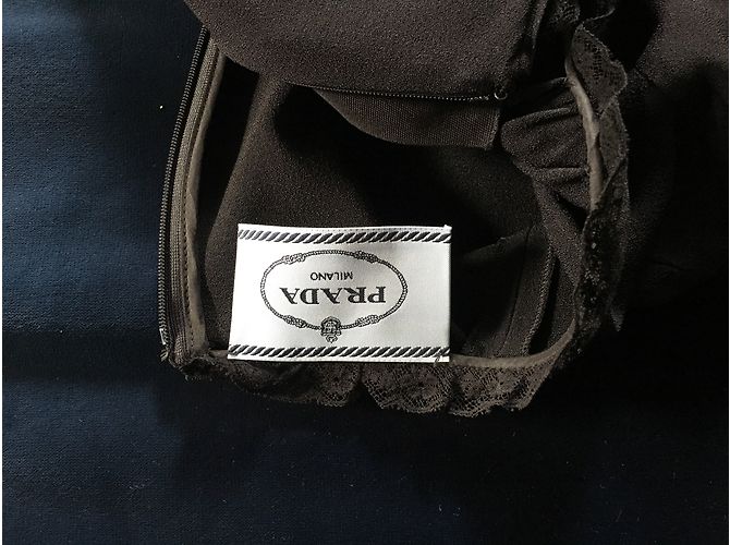 Abito midi Prada nero - vista 5