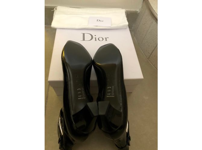 Botines Dior de charol negro - Ansicht 4