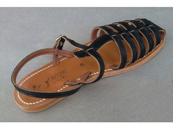 K Jacques Sandalen Schwarz - Ansicht 3