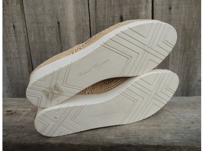Derbies Robert Clergerie Vicolei Beige de rafia - vista 7