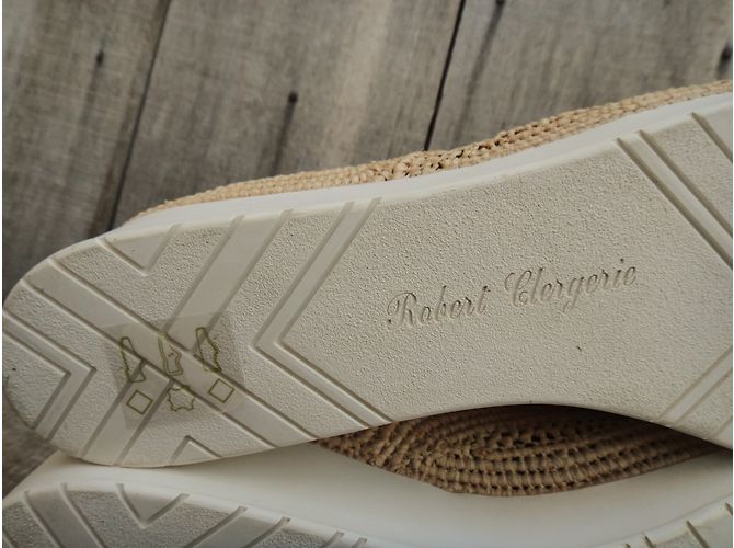 Derbies Robert Clergerie Vicolei Beige de rafia - vista 8